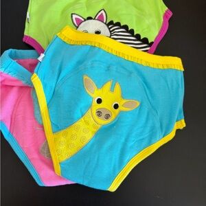 Potty Training Pants, 100% Cotton Padded Underwear 4T Animal Safari Friends